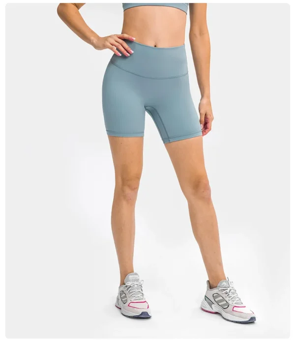 Luluwomens Clothing Yoga Cycling Shorts Tracksuit Gym High Waist Leggings Outdoor Jogging Fitness Sportswear Women'S Shorts 1